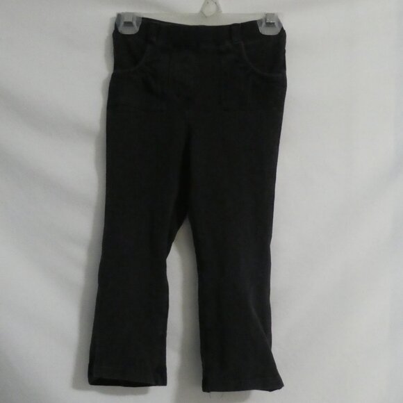 Girl's Comfortable Black Joggers | 5-6 | Stretchy Waistband | Belt Loops - Picture 1 of 15
